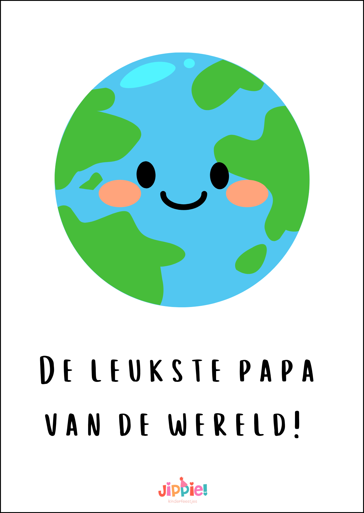 Vaderdagkaart De leukste papa van de wereld!