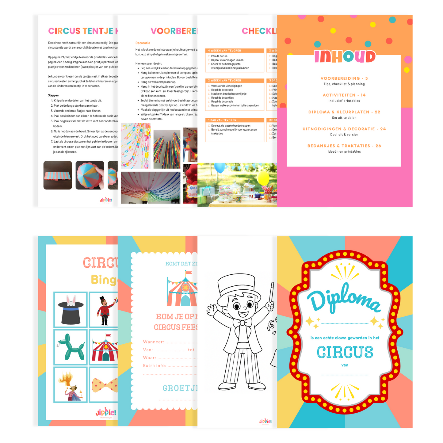 Draaiboek kinderfeestje thema Circus