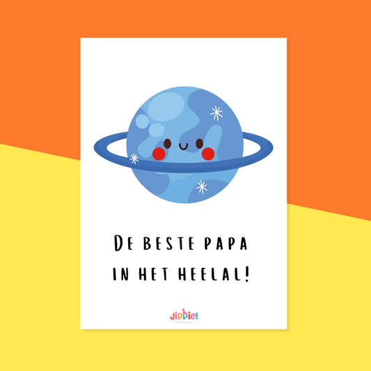 Vaderdagkaart De beste papa in het heelal!