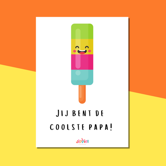 Vaderdagkaart Jij bent de coolste papa!