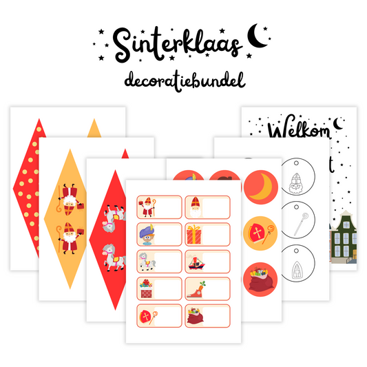 Sinterklaas decoratiebundel