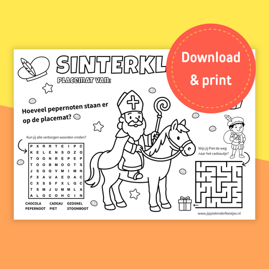 Sinterklaas placemat