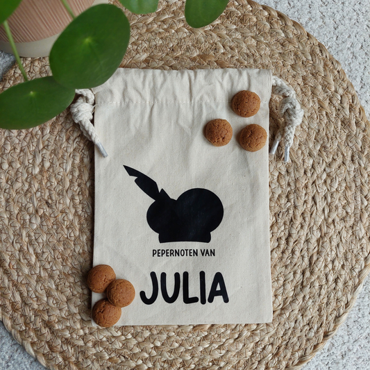 Pepernotenzakje met naam