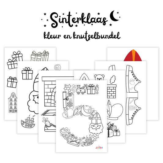 Sinterklaas kleur- en knutselbundel